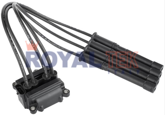 RT1514 - BOBINA IGN. RENAULT CLIO 1.2 2005/2008 - 4 TORNILLOS - CON CABLES